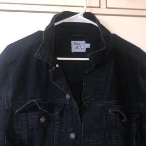 Princess polly denim/jean jacket -Black XS/S women